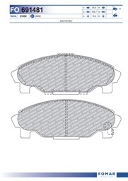 Klocki hamulcowe - komplet