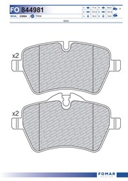 Klocki hamulcowe - komplet