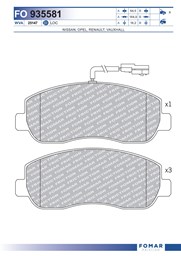 Klocki hamulcowe - komplet