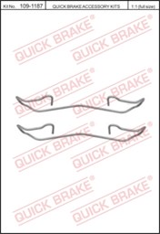 Zestaw montażowy klocków hamulcowych